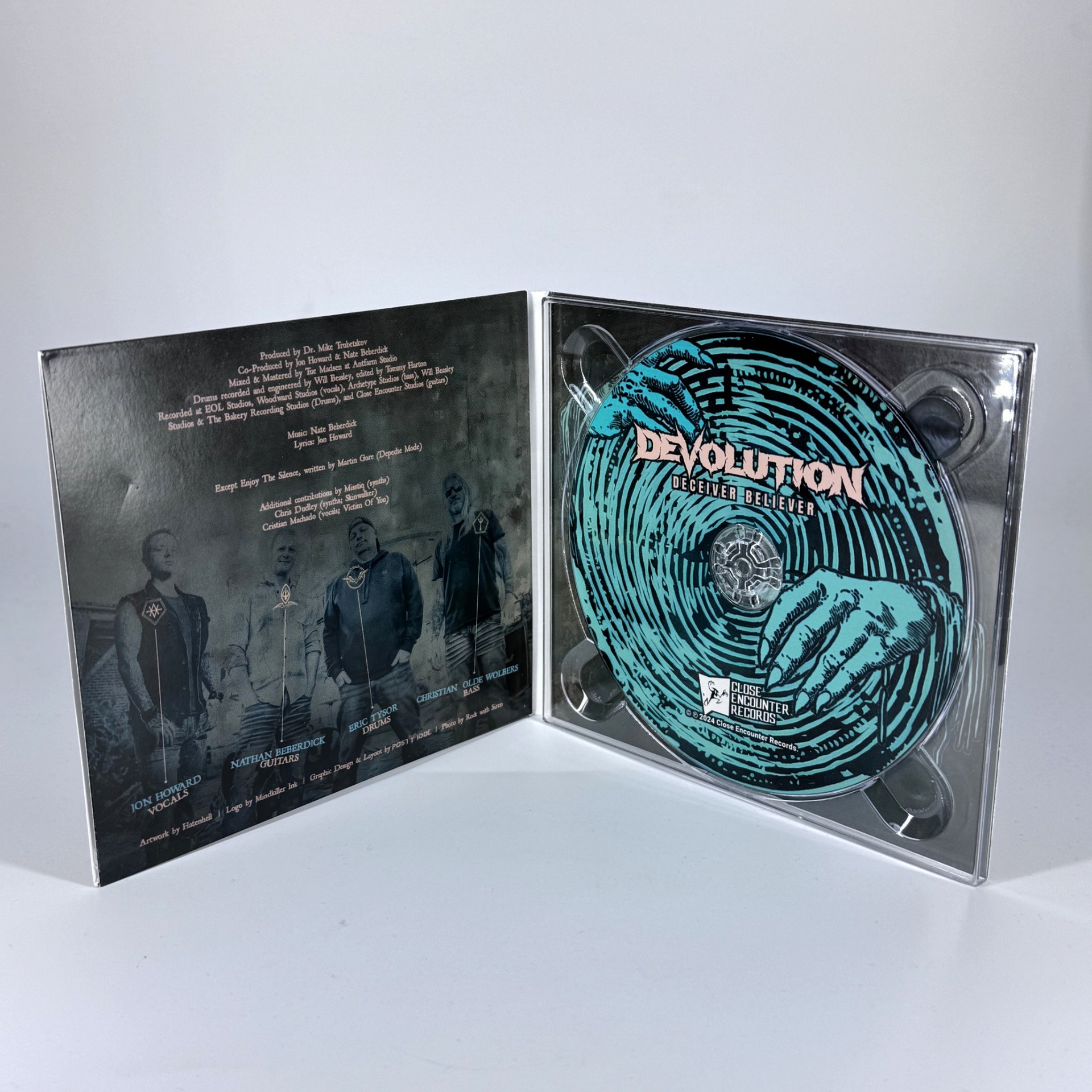 Devolution CD Layout - Inside Cover &amp; Disc