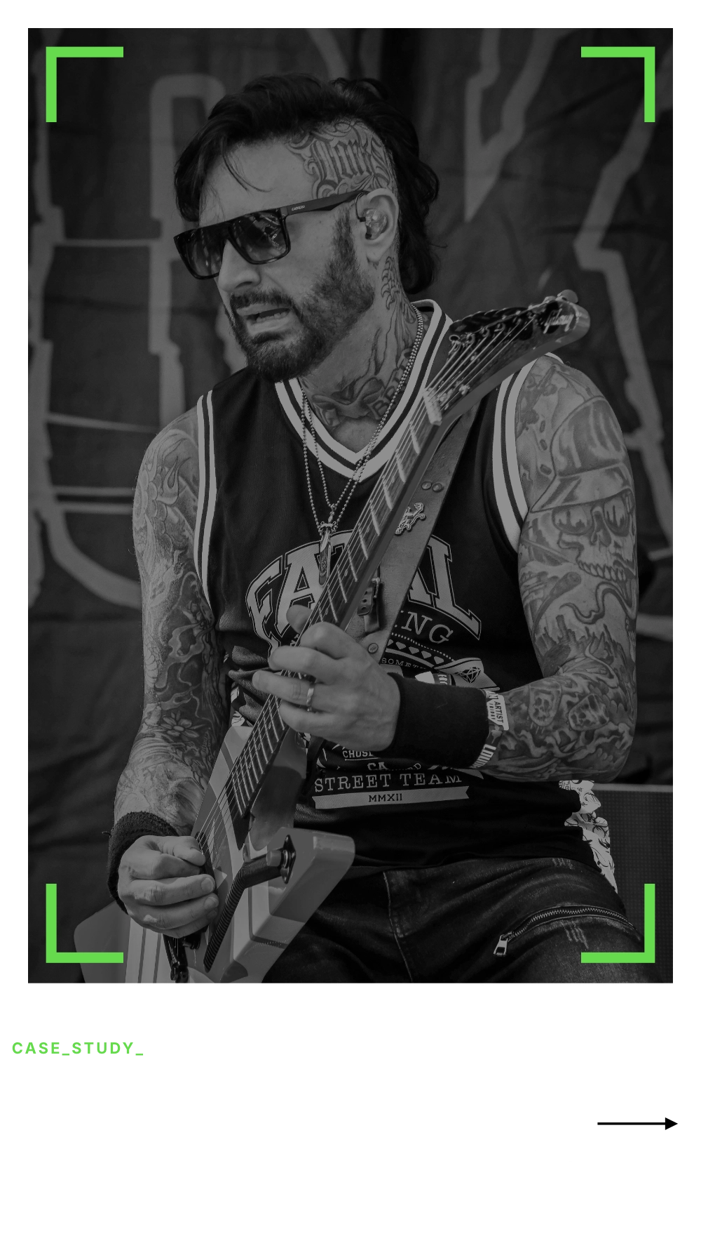 Personal business website design for musician Jason Hook