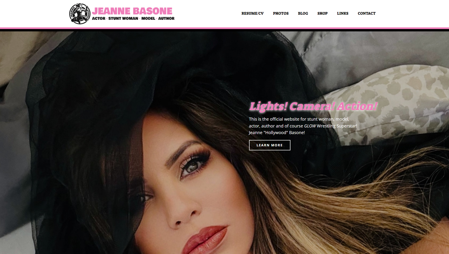 Jeanne Basone Website - Home Page