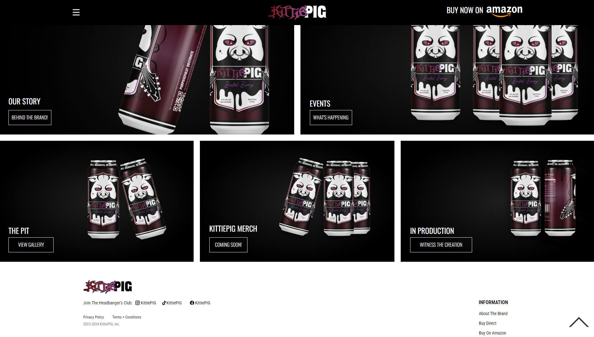 KITTIEPIG WEBSITE - HOME PAGE